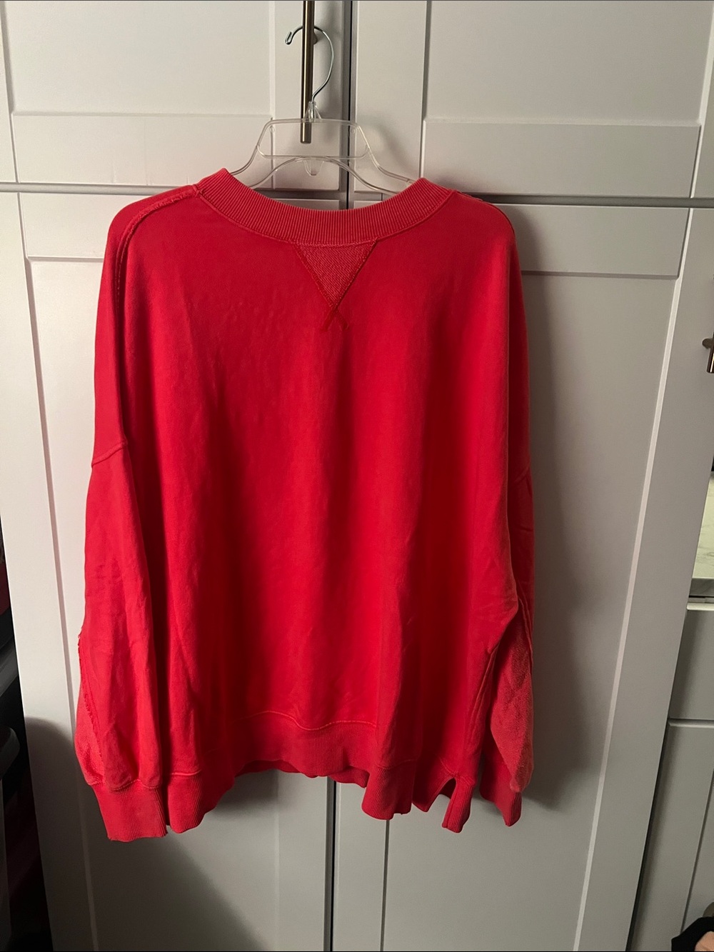 aerie Bright Red Crewneck Sweatshirt